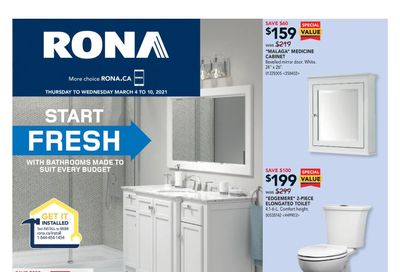 Rona (ON) Flyer March 4 to 10