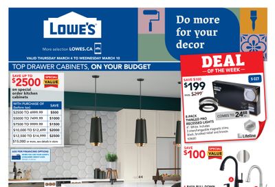 Lowe's Flyer March 4 to 10