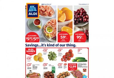 ALDI Weekly Ad Flyer March 3 to March 9