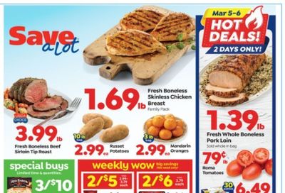 Save a Lot Weekly Ad Flyer March 3 to March 9