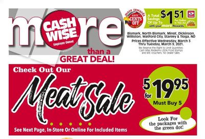 Cash Wise (MN, ND) Weekly Ad Flyer March 3 to March 9