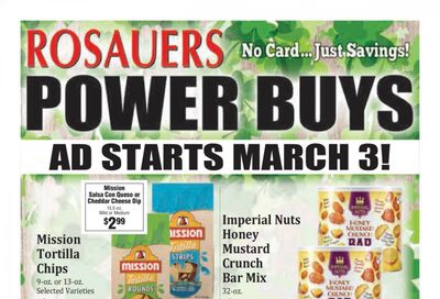Rosauers Weekly Ad Flyer March 3 to March 30
