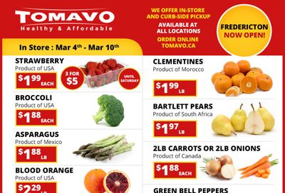 Tomavo Flyer March 4 to 10