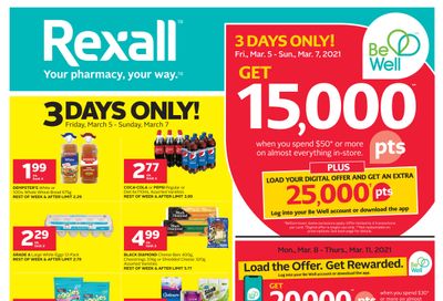 Rexall (ON) Flyer March 5 to 11