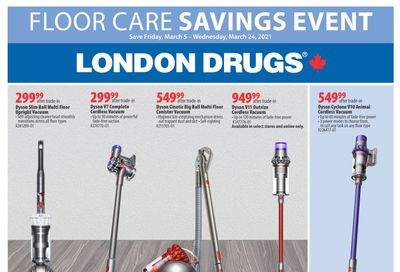 London Drugs Floor Care Savings Event Flyer March 5 to 24