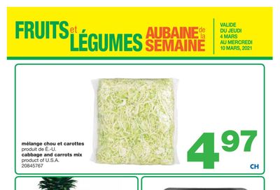 Wholesale Club (QC) Produce Deal of the Week Flyer March 4 to 10