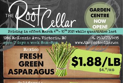 The Root Cellar Flyer March 4 to 10