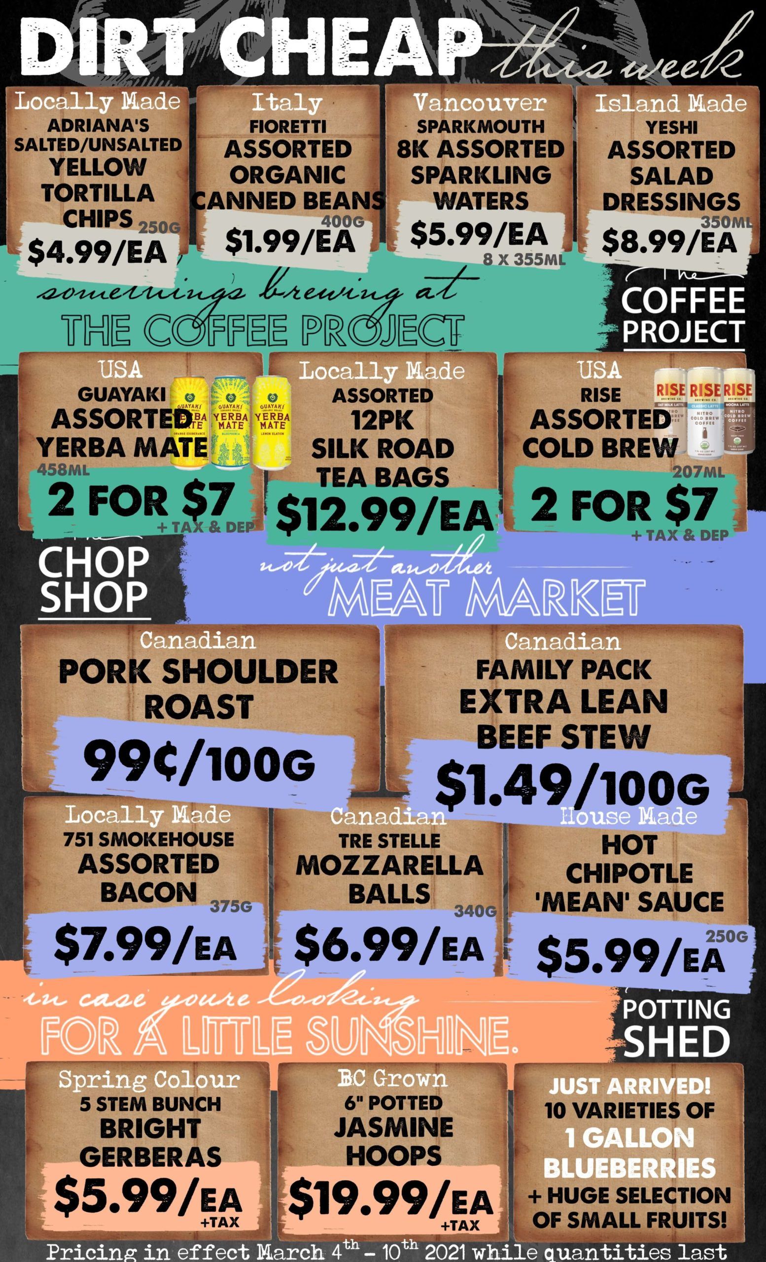 The Root Cellar Flyer March 4 to 10