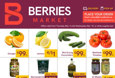 Berries Market Flyer March 4 to 10