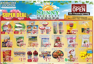 Sunny Foodmart (Etobicoke) Flyer October 11 to 17