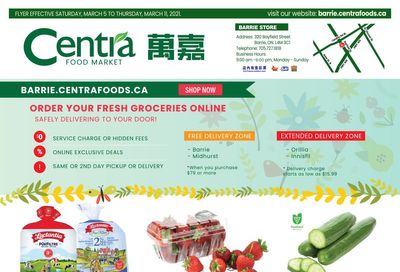 Centra Foods (Barrie) Flyer March 5 to 11