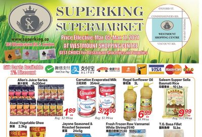 Superking Supermarket (London) Flyer March 5 to 11