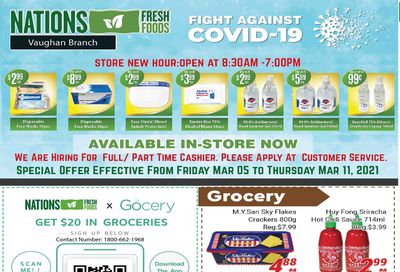 Nations Fresh Foods (Vaughan) Flyer March 5 to 11