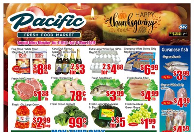 Pacific Fresh Food Market (Pickering) Flyer October 11 to 17