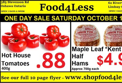 Food 4 Less Flyer October 11 to 17