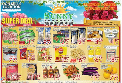 Sunny Foodmart (Don Mills) Flyer February 14 to 20