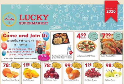 Lucky Supermarket (Surrey) Flyer February 14 to 20