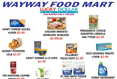 WayWay Food Mart Flyer February 14 to 20
