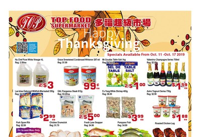 Top Food Supermarket Flyer October 11 to 17