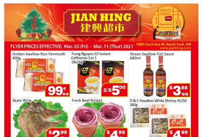 Jian Hing Supermarket (North York) Flyer March 5 to 11