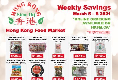 Hong Kong Food Market Flyer March 5 to 8