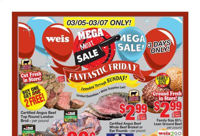 Weis Weekly Ad Flyer March 5 to March 7
