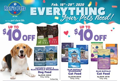 Ren's Pets Depot Flyer February 16 to 29