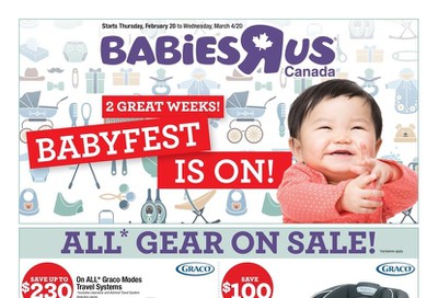 Babies R Us Flyer February 20 to March 4