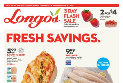 Longo's Flyer February 20 to March 4