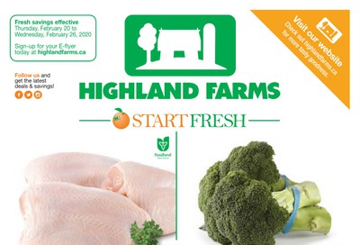 Highland Farms Flyer February 20 to 26