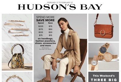 Hudson's Bay Flyer February 21 to 27