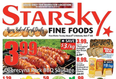 Starsky Foods (Hamilton) Flyer February 20 to March 4