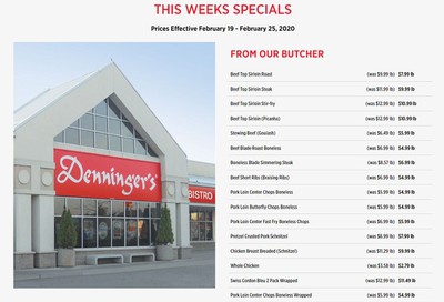 Denninger's Weekly Specials February 19 to 25