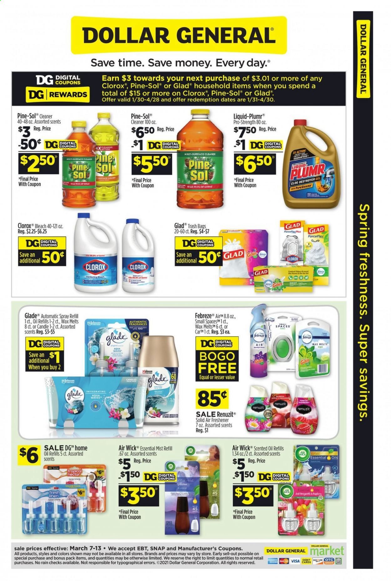 Dollar General (FL) Weekly Ad Flyer March 7 to March 13