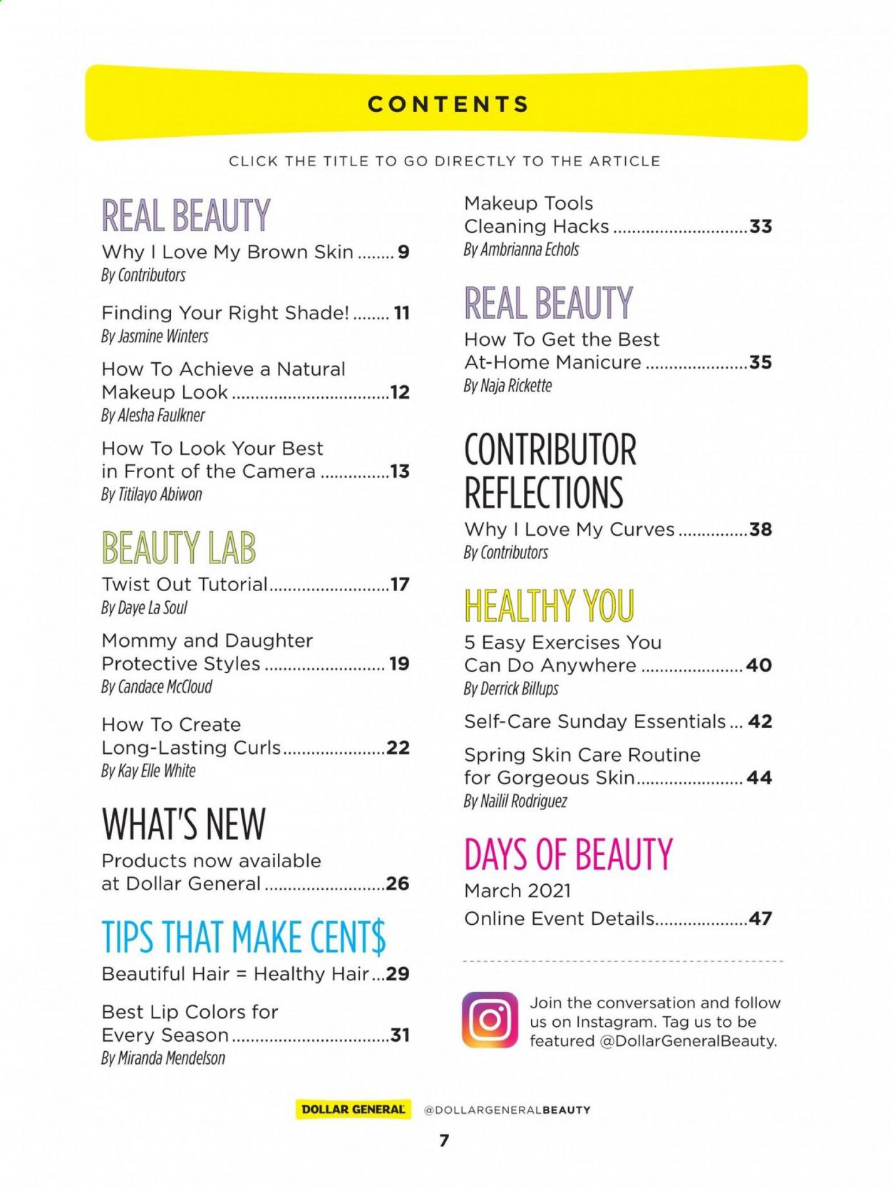 Dollar General Weekly Ad Flyer March 1 to May 31
