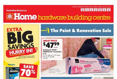 Home Hardware Building Centre (ON) Flyer February 20 to 26