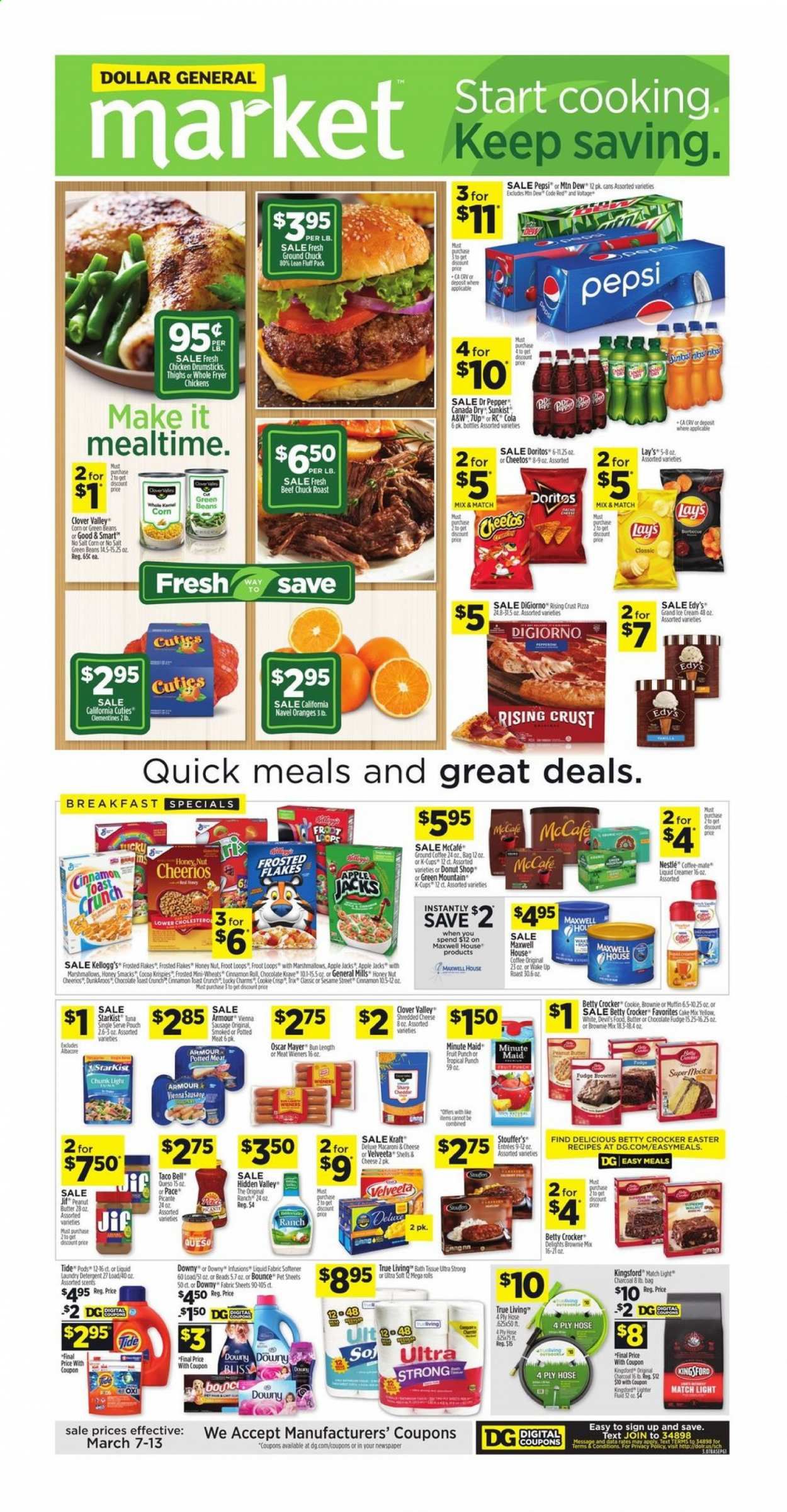 Dollar General (AL, GA, IN, KY, LA, OH, TN) Weekly Ad Flyer March 7 to March 13