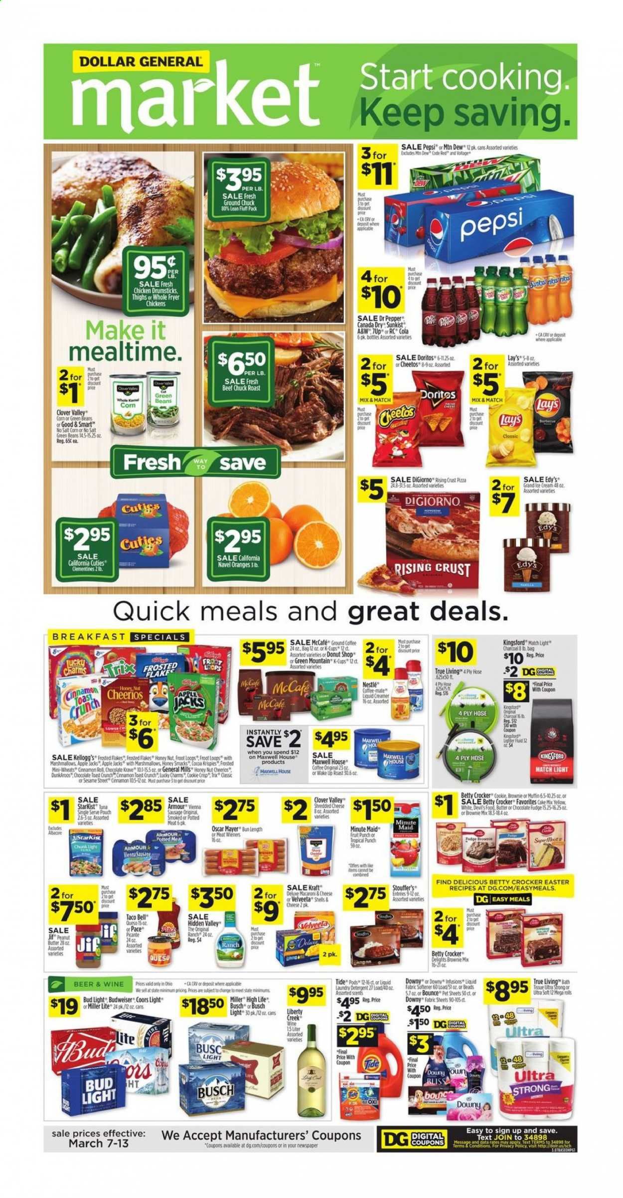 Dollar General (OH) Weekly Ad Flyer March 7 to March 13