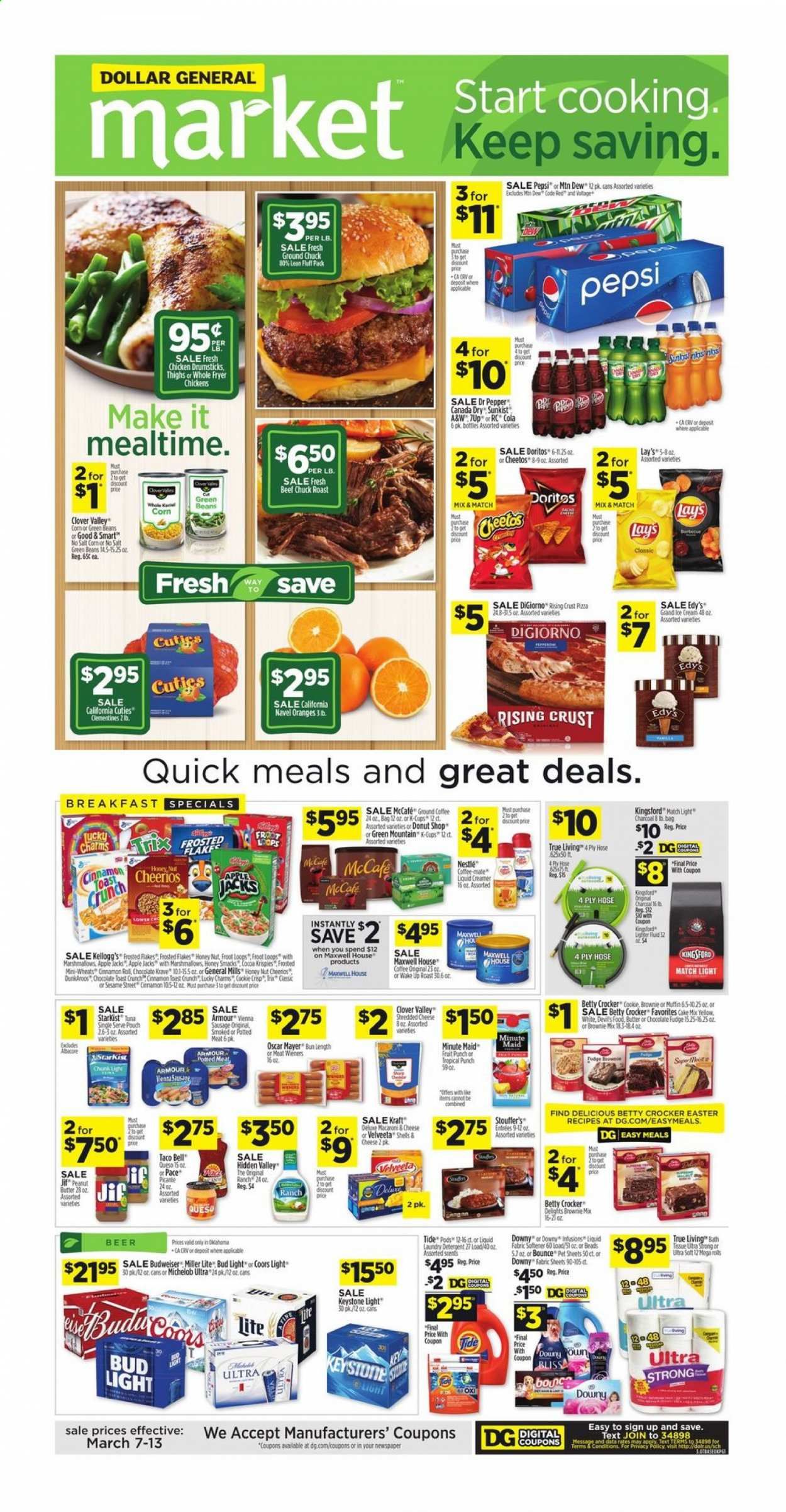 Dollar General (OK) Weekly Ad Flyer March 7 to March 13
