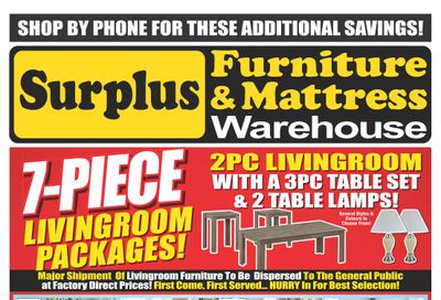 Surplus Furniture & Mattress Warehouse (St. John's) Flyer March 8 to 21