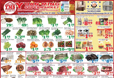 Yuan Ming Supermarket Flyer February 21 to 27