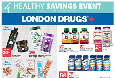 London Drugs Healthy Savings Event Flyer February 21 to March 4