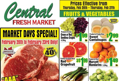 Central Fresh Market Flyer February 20 to 27