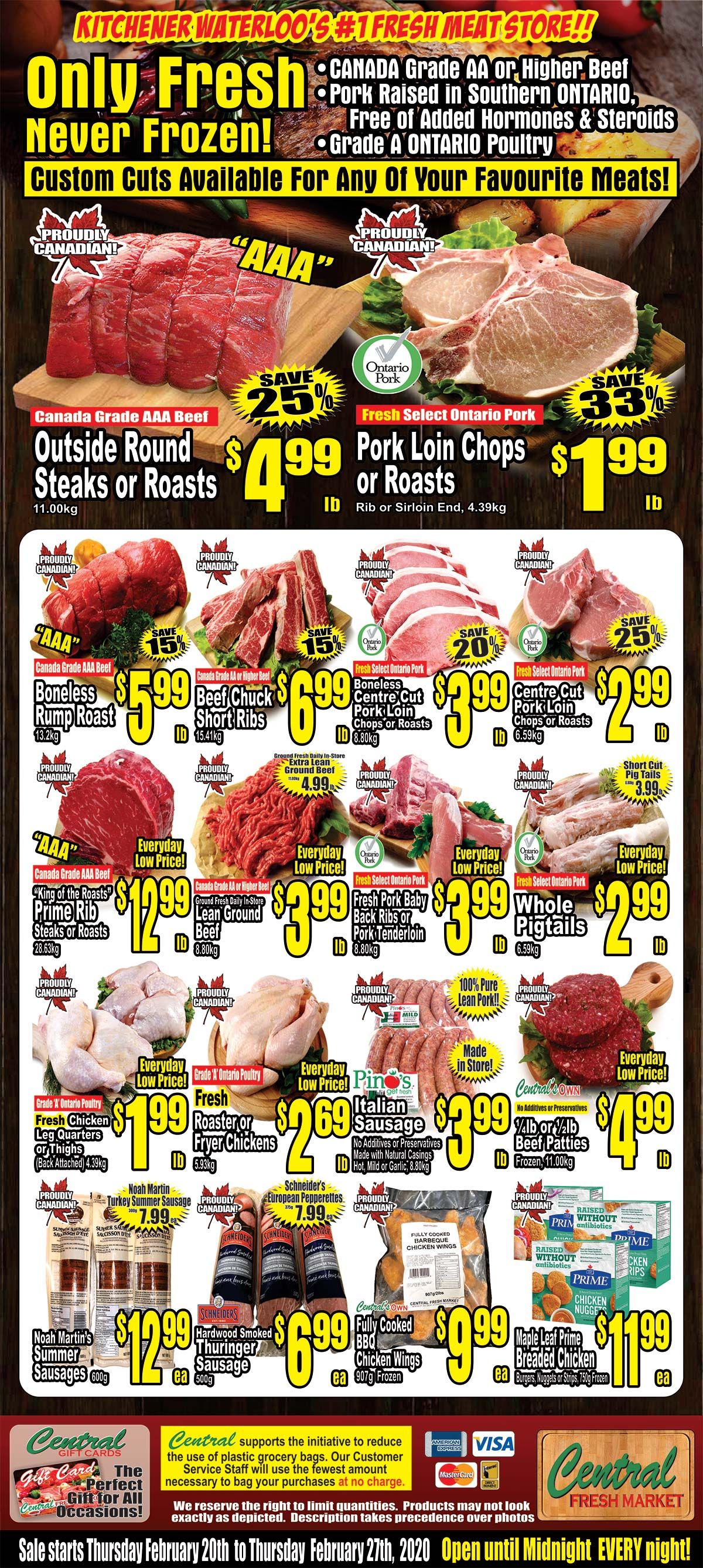 Central Fresh Market Flyer February 20 to 27