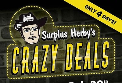 Surplus Herby's Flyer February 20 to 23