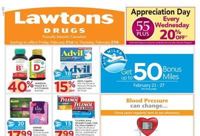 Lawtons Drugs Flyer February 21 to 27