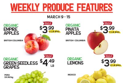 Pomme Natural Market Flyer March 9 to 15