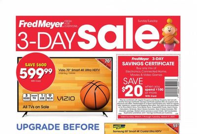 Fred Meyer (DC, DE, NJ, NY, PA, VA) Weekly Ad Flyer March 7 to March 9