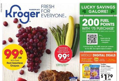 Kroger Weekly Ad Flyer March 10 to March 16