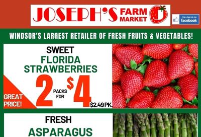 Joseph's Farm Market Flyer March 10 to 15